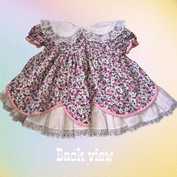 Vintage Lilo California Floral Party Dress - Picture 5 of 5